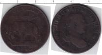 Продать Монеты Цейлон 1 цент 1815 Медь