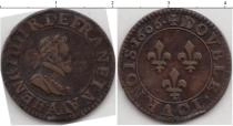 Продать Монеты Франция 2 торнуа 1606 Медь