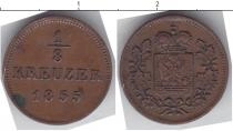 Продать Монеты Шварцбург-Рудольфштадт 1/8 крейцера 1855 Медь