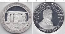 Продать Монеты Чад 1000 франков 1999 Серебро