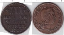 Продать Монеты Гессен-Кассель 3 геллера 1726 Медь