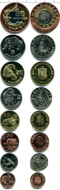 Продать Наборы монет Гренландия Набор 2010 года 2010 