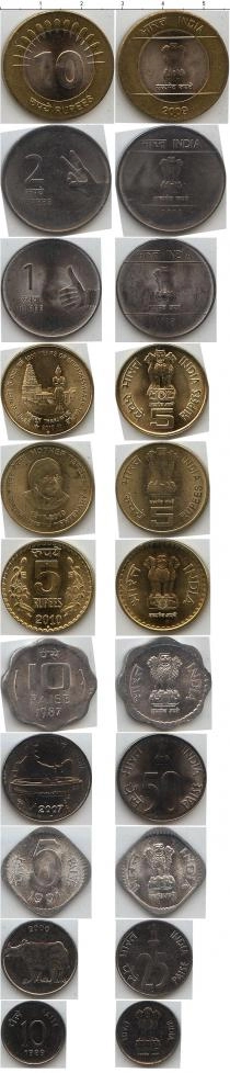Продать Наборы монет Индия Индия 1989-2010 0 
