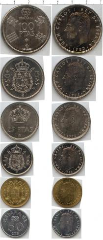 Продать Наборы монет Испания Испания 1975-1984 0 Медно-никель