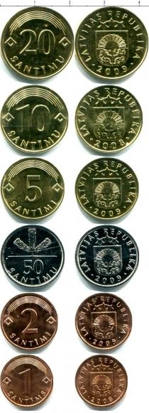 Продать Наборы монет Латвия Латвия 2008-2009 0 