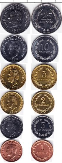 Продать Наборы монет Сальвадор Сальвадор 1972-1994 0 