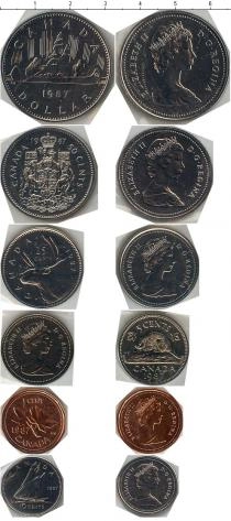 Продать Наборы монет Канада Выпуск монет 1987 года 1987 