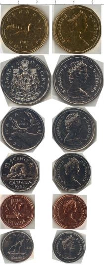 Продать Наборы монет Канада Выпуск монет 1988 года 1988 