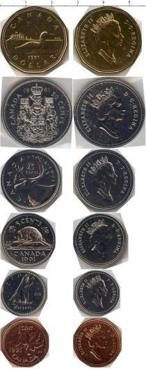 Продать Наборы монет Канада Выпуск монет 1991 года 1991 