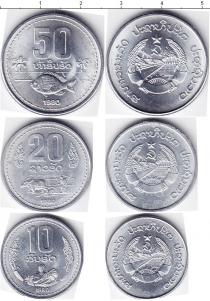 Продать Наборы монет Лаос Лаос 1980 1980 Алюминий