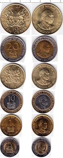 Продать Наборы монет Кения Кения 1991-1998 0 