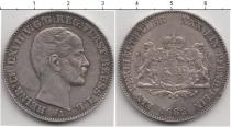 Продать Монеты Рейсс 1 талер 1862 Серебро