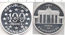 Продать Монеты Франция 15 экю 1993 Серебро