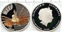 Продать Подарочные монеты Австралия Рыба-лев 2009 Серебро
