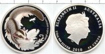 Продать Подарочные монеты Австралия Сахарный летающий поссум 2010 Серебро