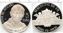 Продать Подарочные монеты Ватикан Понтифик Бенедикт 2011 Серебро