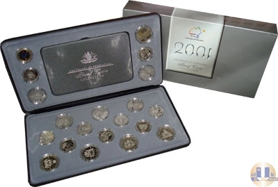 Продать Подарочные монеты Австралия 100-летие Федерации 2001 Медно-никель