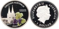 Продать Подарочные монеты Австралия Аделаида-столица Южной Австралии 2007 Серебро