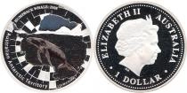 Продать Подарочные монеты Австралия Горбатый кит 2008 Серебро