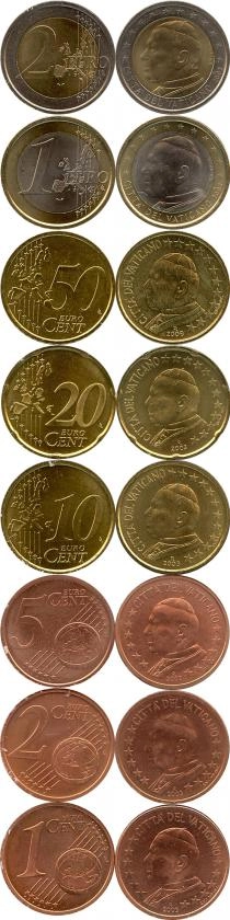 Продать Подарочные монеты Ватикан Евронабор 2003 года выпуска 2003 