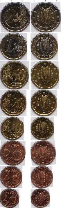 Продать Подарочные монеты Ирландия Евронабор 2002 года 2002 