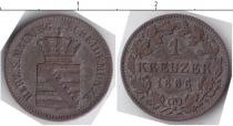 Продать Монеты Саксе-Мейнинген 1 крейцер 1866 Серебро