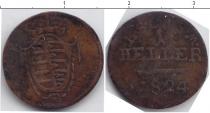 Продать Монеты Саксен-Кобург-Саалфелд 1 геллер 1824 Медь