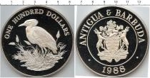 Продать Подарочные монеты Антигуа и Барбуда Тропическая птичка 1988 Серебро