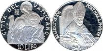 Продать Подарочные монеты Ватикан Понтифик Бенедикт Иоанн 2008 Серебро