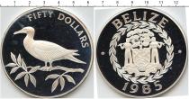 Продать Подарочные монеты Белиз Сохранение животного мира 1985 Серебро