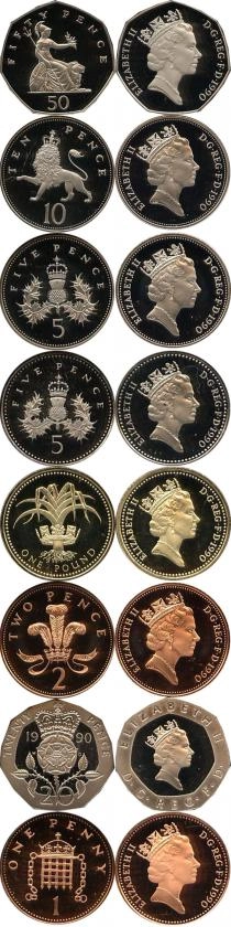 Продать Подарочные монеты Великобритания Великобритания 1990 1990 