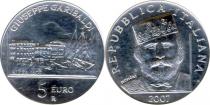 Продать Подарочные монеты Италия Джузеппе Гарибальди 2007 Серебро