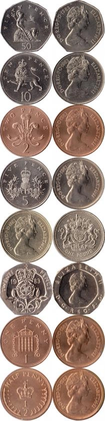 Продать Подарочные монеты Великобритания Выпуск монет 1983 года 1983 