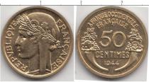 Продать Монеты Французская Африка 50 сантим 1944 Медно-никель