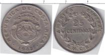 Продать Монеты Коста-Рика 25 сентим 1943 Медно-никель