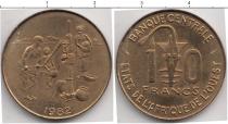 Продать Монеты Западно-Африканский Союз 10 франков 1982 Медно-никель