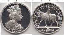 Продать Подарочные монеты Великобритания Золотой юбилей 2002 Серебро