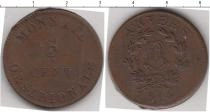 Продать Монеты Франция 5 сантим 1814 Медь