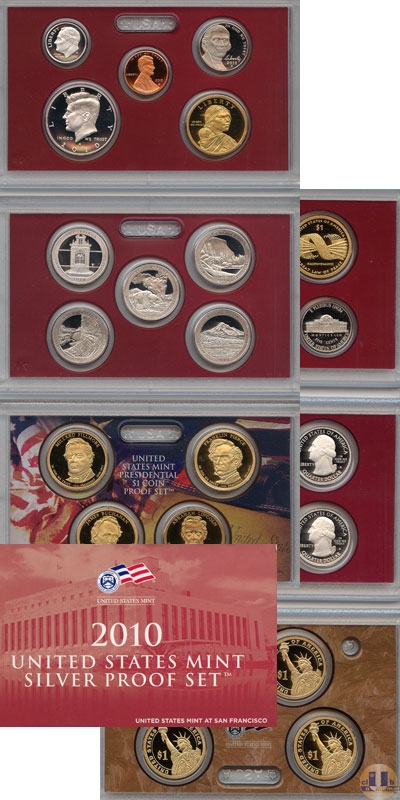 Продать Подарочные монеты США Пруф-сет 2010 года 2010 
