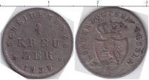Продать Монеты Гессен-Дармштадт 1 крейцер 1835 Серебро