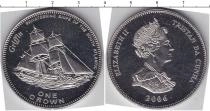 Продать Монеты Тристан-да-Кунья 1 крона 2006 Медно-никель