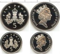 Продать Подарочные монеты Великобритания Выпуск 1990 года 1990 Серебро