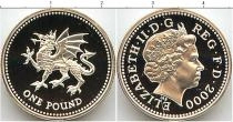Продать Подарочные монеты Великобритания Серебряный фунт Питфорт 2000 Серебро
