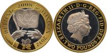 Продать Подарочные монеты Великобритания Олимпийские игры 2008 Серебро