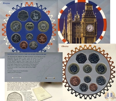 Продать Подарочные монеты Великобритания Годовой набор 2005 2005 
