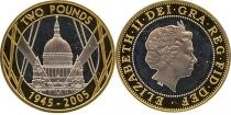 Продать Подарочные монеты Великобритания 60-летие окончания Великой Отечественной Войны 2005 Биметалл