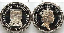 Продать Подарочные монеты Фолклендские острова Серебряный фунт Питфорт 1987 Серебро