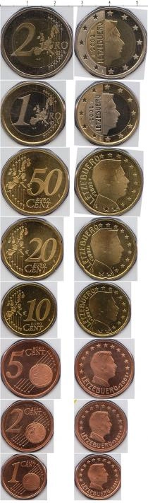 Продать Подарочные монеты Люксембург Евронабор 2002 2002 