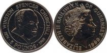 Продать Подарочные монеты Гернси Винстон Черчилль 1999 Медно-никель