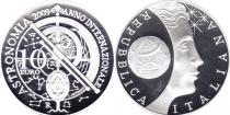 Продать Подарочные монеты Италия Международный год астрономии 2009 Серебро